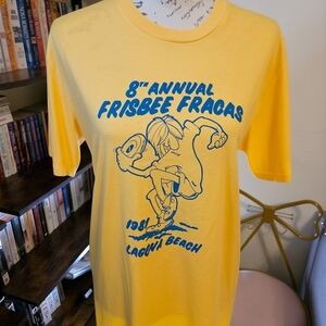 Toddland Yellow '8th Annual Frisbee Fracas' Laguna Beach Graphic Tee